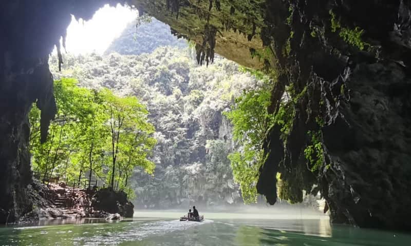 广西巴马长寿村三门海